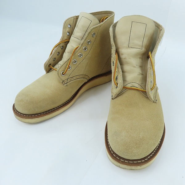 実際に弊社で買取させて頂いたRED WING/レッドウィング クラシックプレーントゥ ブーツ 8167/7.5E