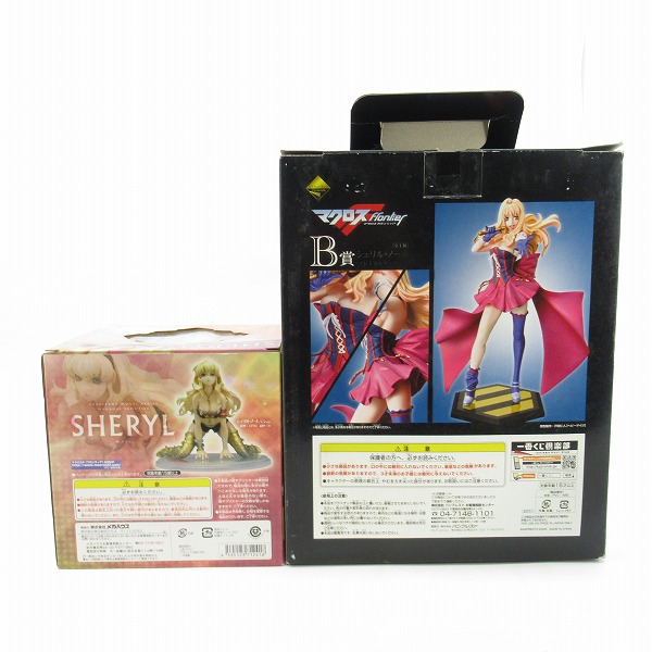 実際に弊社で買取させて頂いたメガハウス エクセレントモデルCORE マクロスＦ シェリル・ノーム N.A Ver./一番くじ B賞 シェリル フィギュア 2点セットの画像 7枚目