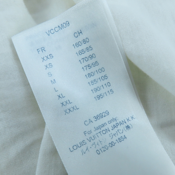 実際に弊社で買取させて頂いた【JPタグ】LOUIS VUITTON/ルイヴィトン 18AW ロゴプリントポケットTシャツ RM182M FMB HFY21W/Mの画像 4枚目