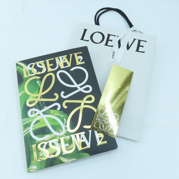 実際に弊社で買取させて頂いたLOEWE/ロエベ 24SS アナグラム刺繍 半袖Tシャツ H526Y22J61/M ノベルティブック付きの画像 8枚目
