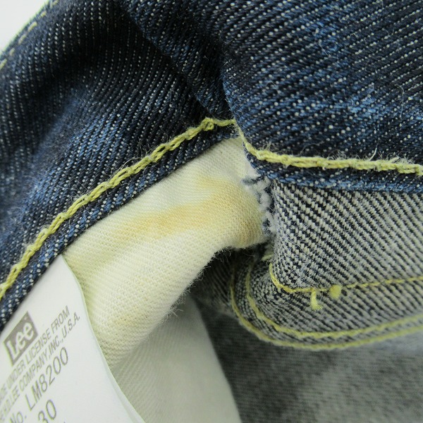 実際に弊社で買取させて頂いたLee/リー  AMERICAN RIDERS 200/アメリカンライダース デニム パンツ LM8200/30の画像 8枚目