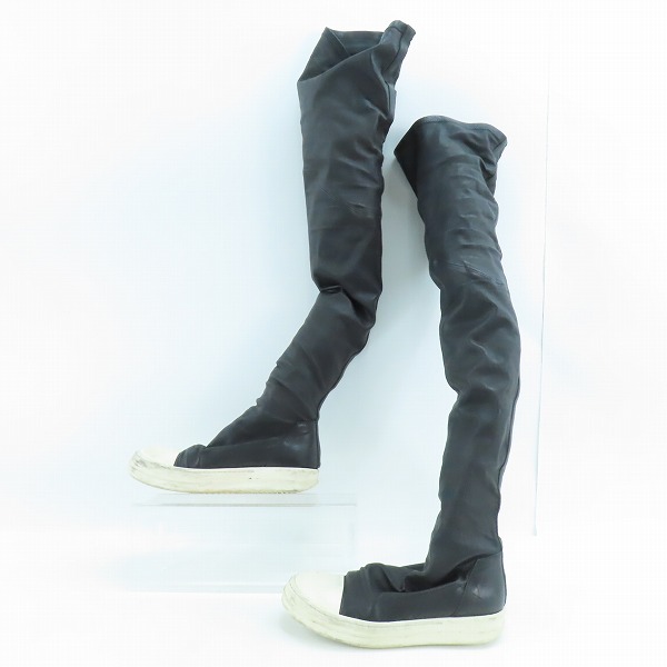 実際に弊社で買取させて頂いたRICK OWENS/リックオウエンス STOCKING SNEAKER/ストッキングスニーカー ソックススニーカー/38の画像 3枚目