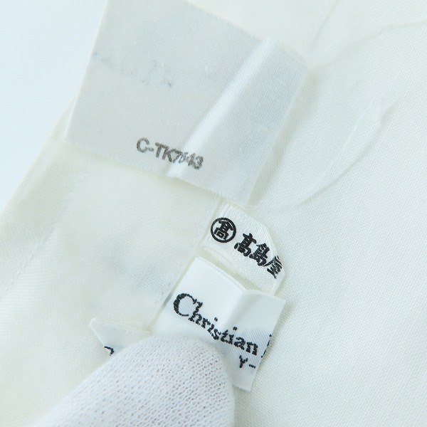 実際に弊社で買取させて頂いたChristian Dior monsieur/クリスチャンディオール リネンシャツの画像 3枚目
