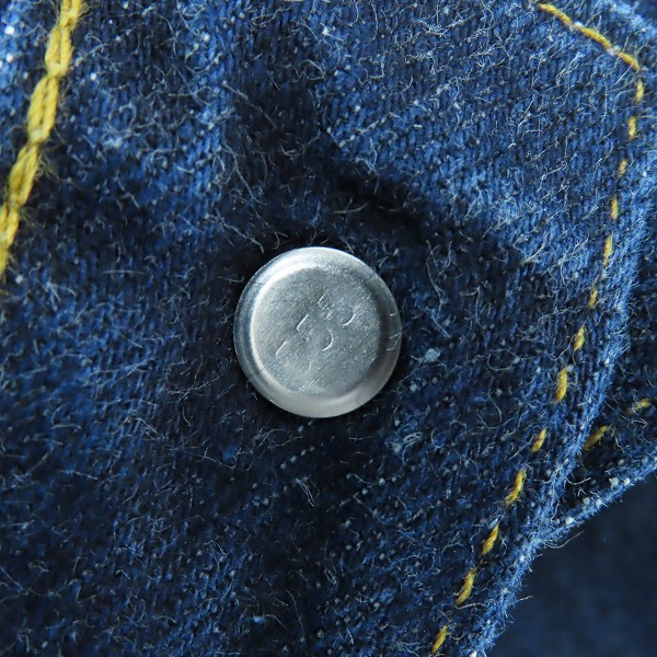 実際に弊社で買取させて頂いたLEVI'S/リーバイス 201XX 刻印555/バレンシア工場製 復刻 ビッグE デニムパンツ/ジーンズ 201-0003/W32L36の画像 7枚目