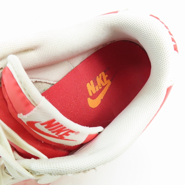 実際に弊社で買取させて頂いたNIKE/ナイキ DUNK LOW RETRO CHAMPIONSHIP RED/ダンクロー チャンピオンシップレッド DD1391-600/25.5の画像 4枚目