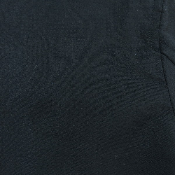 実際に弊社で買取させて頂いたBLACK COMME des GARCONS/ブラックコムデギャルソン ウール ジップアップ ジャケット/スウィングトップ 1H-J008/AD2021/XLの画像 4枚目