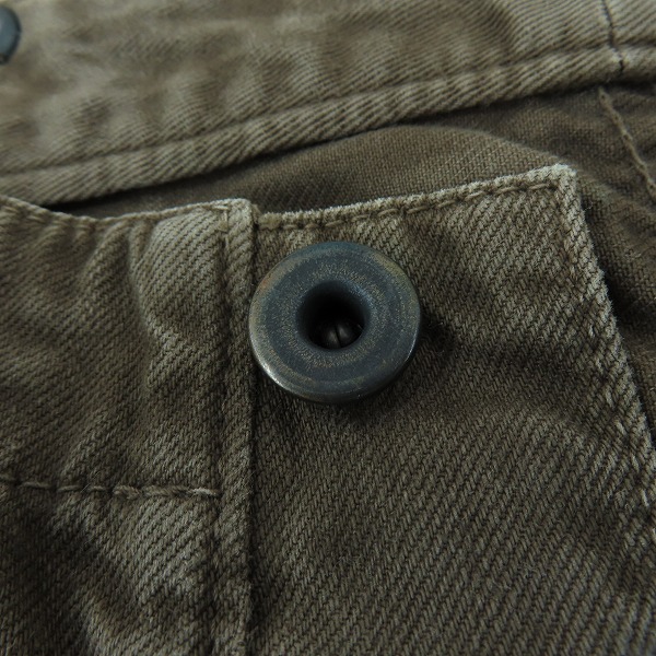 実際に弊社で買取させて頂いたISAMUKATAYAMA BACKLASH/バックラッシュ BACKLASH/バックラッシュ ブーツカットパンツ 1350-02/Sの画像 5枚目