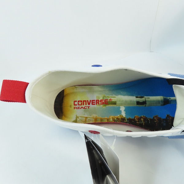 実際に弊社で買取させて頂いた【未使用】CONVERSE/コンバース ALL STAR 100 SPACESUITS HI WHITE スニーカー 1CL818/23.5の画像 4枚目