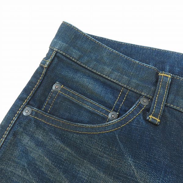 実際に弊社で買取させて頂いたISAMU KATAYAMA BACKLASH/バックラッシュ MULTIPLICATION 13oz ストレートデニムパンツ 1483-01 Lの画像 6枚目
