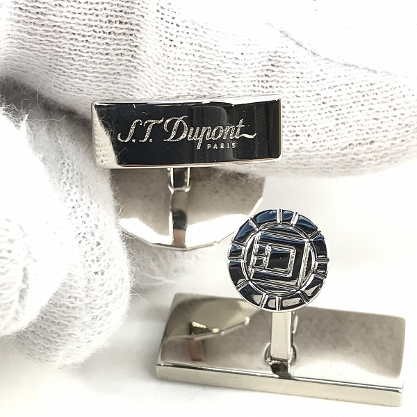 実際に弊社で買取させて頂いたS.T.Dupont/デュポン カフリンクス/カフスボタン セットの画像 5枚目