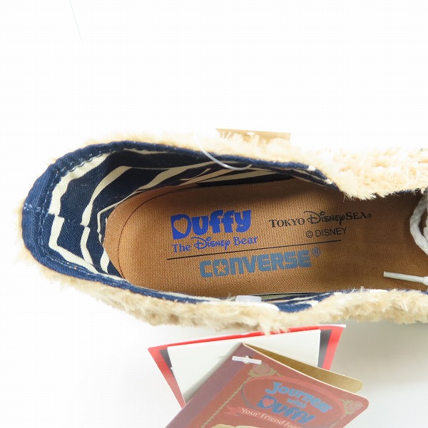 実際に弊社で買取させて頂いた【未使用】CONVERSE×Disney/コンバース×ディズニー Duffy ALL STAR HI/ダッフィー オールスター/1CK054/24.5の画像 4枚目