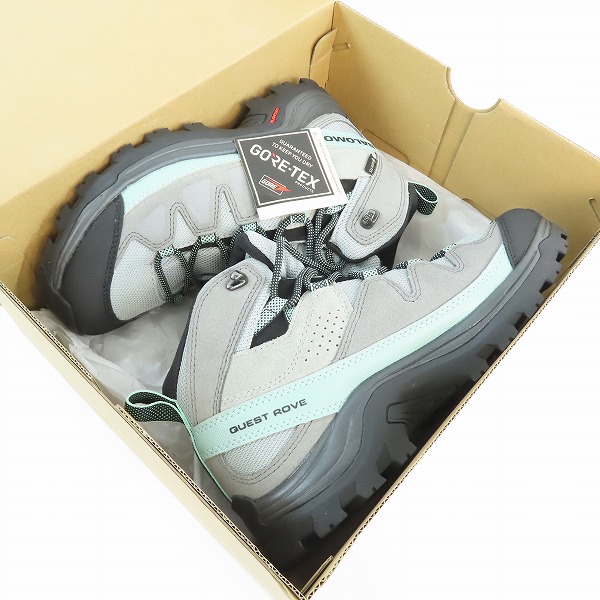 実際に弊社で買取させて頂いたSALOMON/サロモン QUEST ROVE GTX W/クエスト ローブ ゴアテックス 登山靴 トレッキングシューズ 471816/23の画像 7枚目