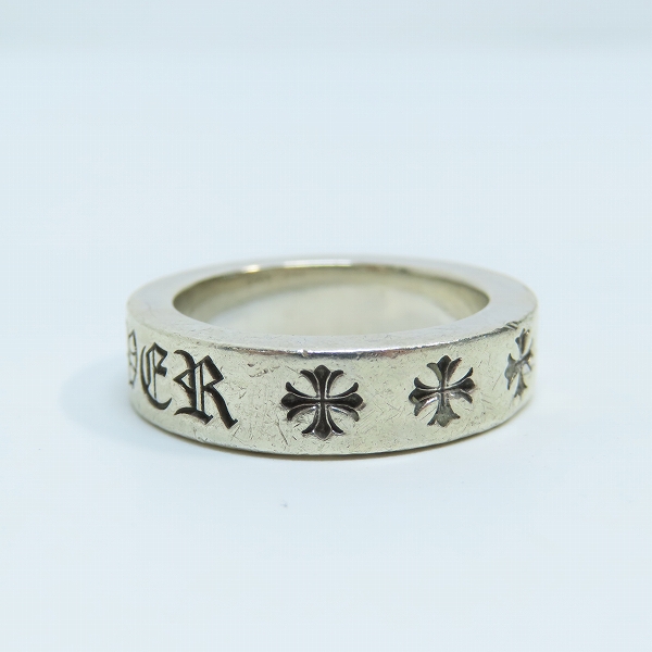 実際に弊社で買取させて頂いたCHROME HEARTS/クロムハーツ 6mm CH FOREVER フォーエバー スペーサーリング 16.5号の画像 2枚目