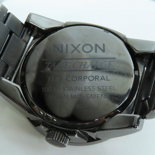 実際に弊社で買取させて頂いたNIXON/ニクソン TAKE CHARGE/テイクチャージ THE CORPORAL の画像 4枚目