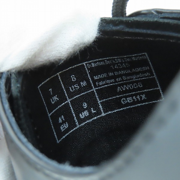 実際に弊社で買取させて頂いたDr.Martens/ドクターマーチン 1461 MONO 3EYE SHOE/3ホールブーツ 14345001/UK7の画像 5枚目