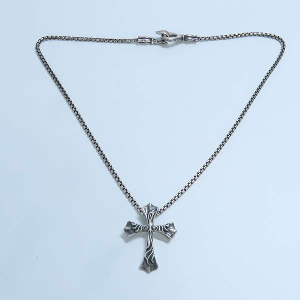 実際に弊社で買取させて頂いたLONE ONES/ロンワンズ スプレッド イーグル ペンダント/M メイティングフライト フック ボックス チェーン 18inchの画像 9枚目