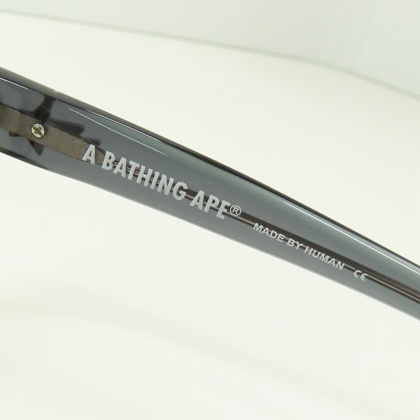 実際に弊社で買取させて頂いたA BATHING APE/アベイシングエイプ メガネフレーム/アイウェア BA13001の画像 5枚目