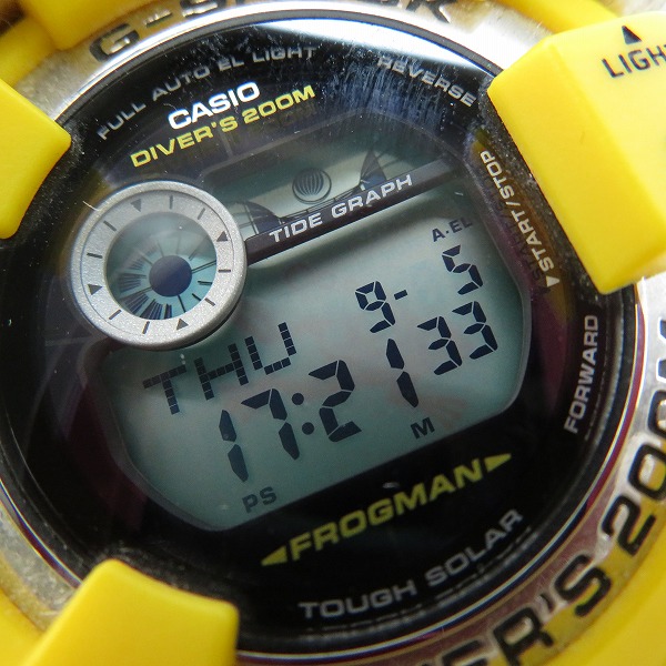 実際に弊社で買取させて頂いたG-SHOCK/Gショック FROGMAN フロッグマン タフソーラー GF-8250-9JFの画像 4枚目