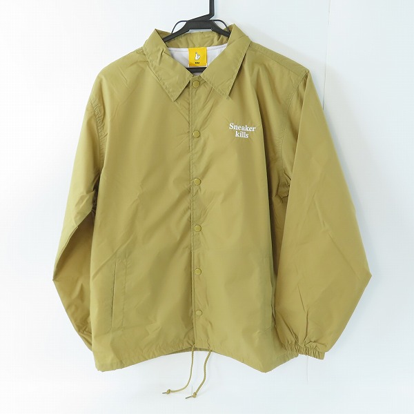 実際に弊社で買取させて頂いた【未使用】FR2 × SNKRDUNK/エフアールツー × スニーカーダンク Angel Coach Jacket Belge FRC2905/L