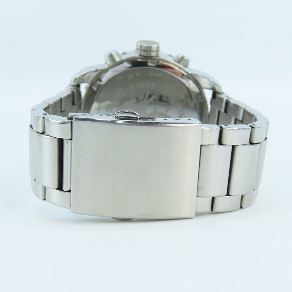 実際に弊社で買取させて頂いたDIESEL/ディーゼル クロノグラフQZ クォーツ 腕時計 DZ-5301の画像 2枚目