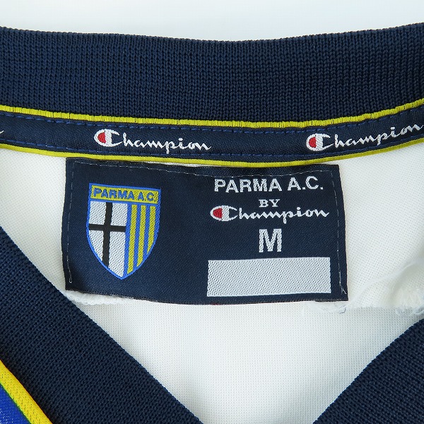 実際に弊社で買取させて頂いたchampion/チャンピオン PARMA  パルマA.C. 半袖ユニフォーム/Mの画像 2枚目