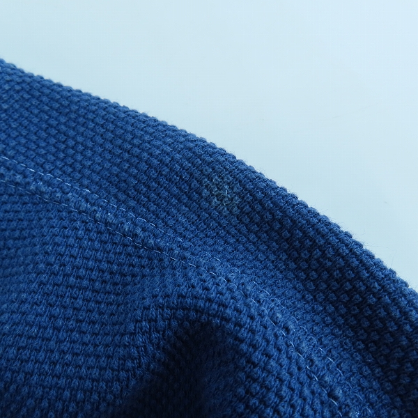 実際に弊社で買取させて頂いたTENDERLOIN/テンダーロイン MOSS STITCH COAT モスステッチ ノーカラーコート ネイビー/Lの画像 8枚目