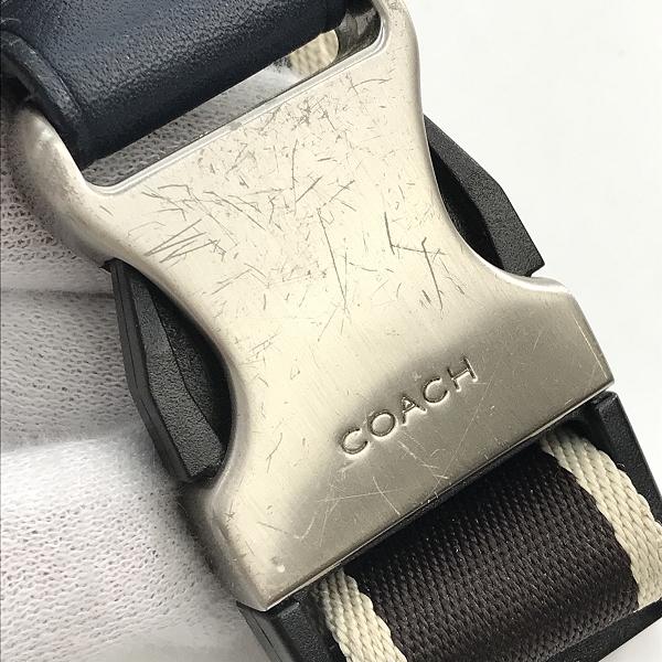 実際に弊社で買取させて頂いたCOACH/コーチ ヘリテージ ペブルドレザー ボディバッグ F1361-F70811の画像 7枚目