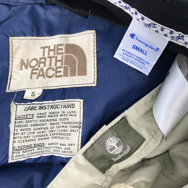 実際に弊社で買取させて頂いた【おまとめ】ティンバーランド/ノースフェイス/チャンピオン 他 ワークパンツ/ベスト/Tシャツ 等の画像 1枚目