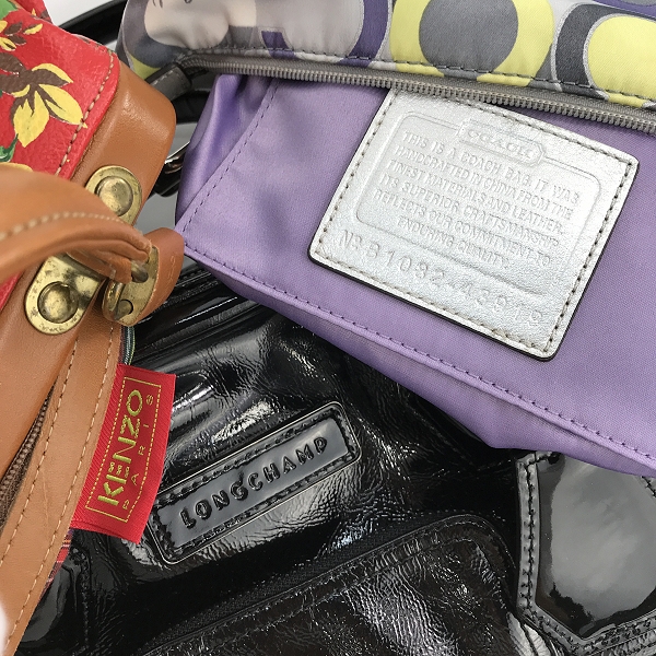 実際に弊社で買取させて頂いた【おまとめ】ロンシャン/KENZO ケンゾー/コーチ 等 トートバッグ/ショルダーバッグ/ハンドバッグ 他の画像 1枚目