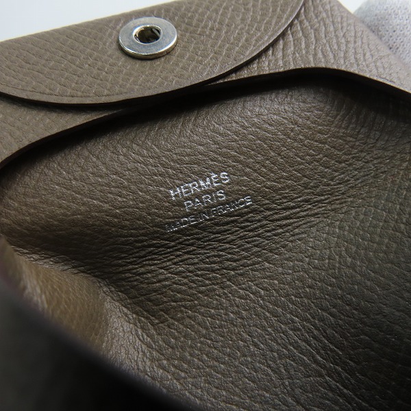 実際に弊社で買取させて頂いたHERMES/エルメス バスティア ヴォーエプソン コインケースの画像 4枚目
