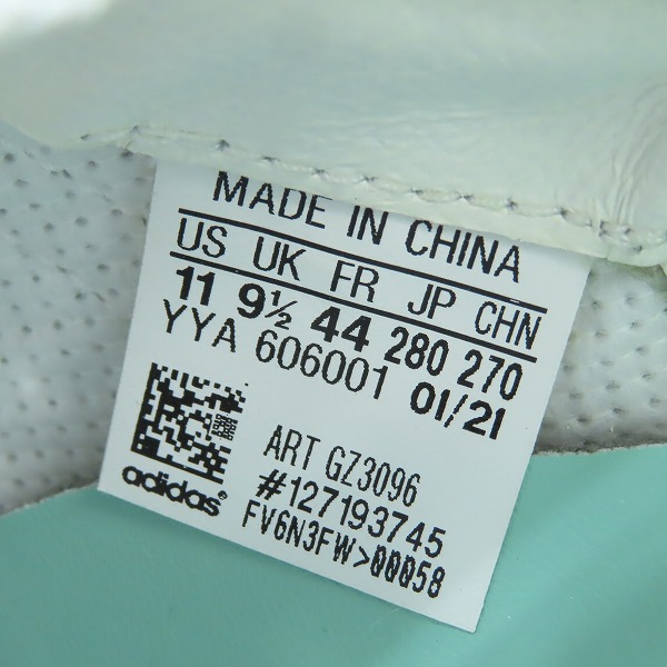 実際に弊社で買取させて頂いたBEAMS×adidas/ビームス×アディダス WMNS SUPERSTAR “White/Matt Silver”  スーパースター GZ3096 28.0の画像 5枚目