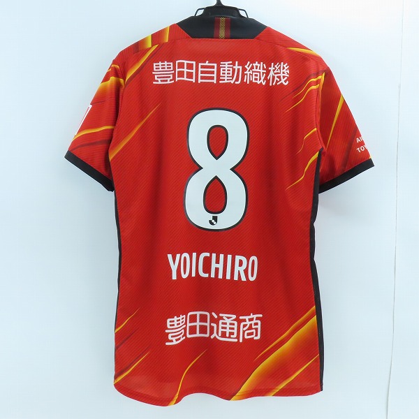 実際に弊社で買取させて頂いたMIZUNO/ミズノ 名古屋グランパス 2021  ホーム 半袖レプリカユニフォーム #8 柿谷曜一朗 P2JA1Y0801 Lの画像 1枚目