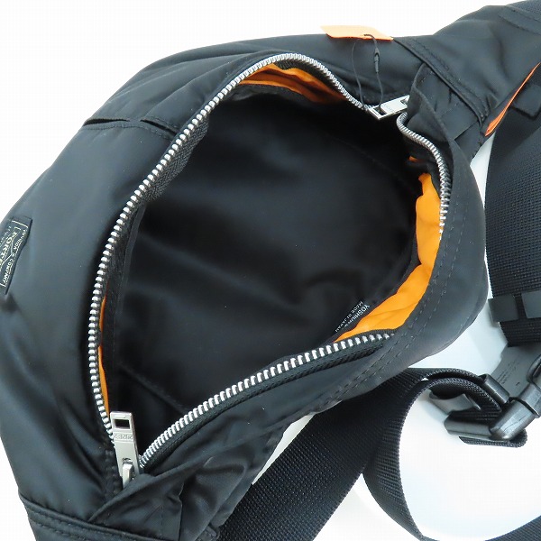 実際に弊社で買取させて頂いた(2)【未使用】PORTER/ポーター TANKER WAIST BAG タンカー ウエストバッグ ブラック/622-76629の画像 4枚目