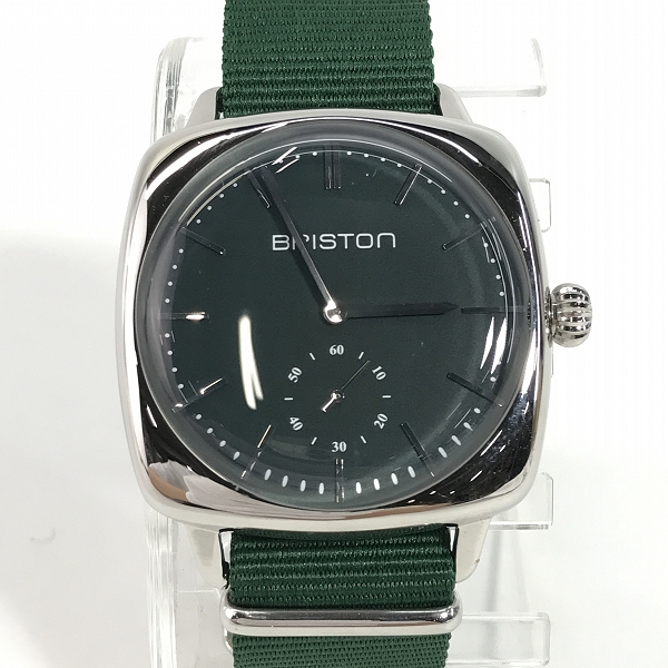 実際に弊社で買取させて頂いたBRISTON/ブリストン Clubmaster Vintage/クラブマスターヴィンテージ グリーン クオーツ 17440.PS.V.16.LFBG【動作未確認】