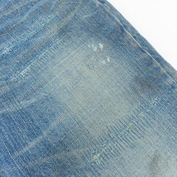 実際に弊社で買取させて頂いたISAMU KATAYAMA BACKLASH/バックラッシュ クラッシュデニムブーツカット 1308-03 M の画像 6枚目