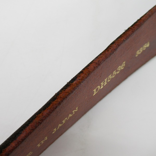 実際に弊社で買取させて頂いたVINTAGE WORKS/ヴィンテージ ワークス レザーベルト DH5536 33/84の画像 7枚目