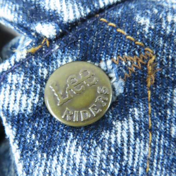 実際に弊社で買取させて頂いたLee/リー ヴィンテージ 80s 220J デニムジャケット 220-8548 /M の画像 6枚目