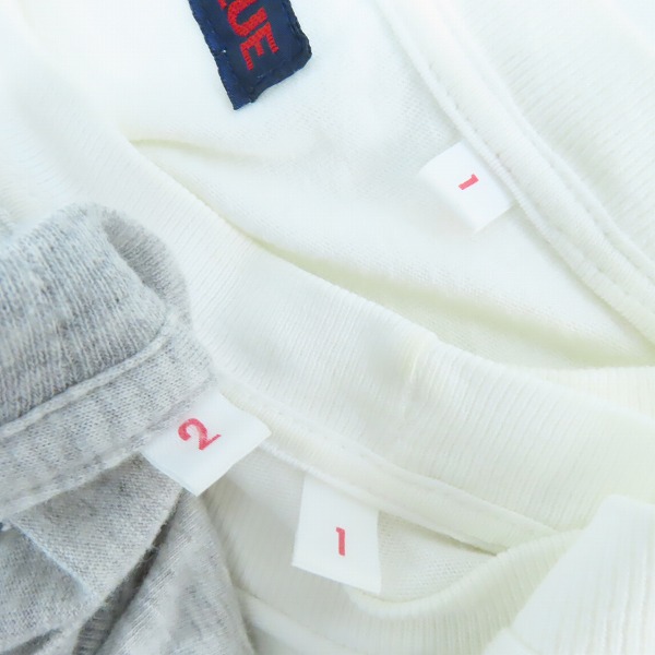 実際に弊社で買取させて頂いたBLUE BLUE/ブルーブルー 半袖Tシャツ 3点セットの画像 3枚目