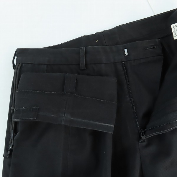 実際に弊社で買取させて頂いた【JPタグ】Christian Dior/クリスチャンディオール パンツ ブラック/44の画像 2枚目