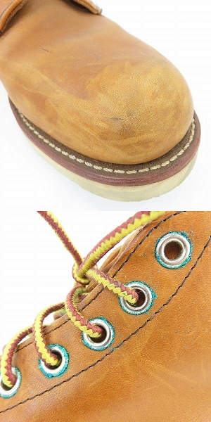 実際に弊社で買取させて頂いたRED WING/レッドウィング アイリッシュセッター プレーントゥ 9107 8.5Dの画像 7枚目