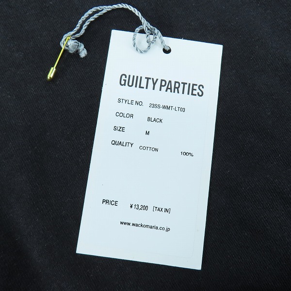 実際に弊社で買取させて頂いたWACKO MARIA×TIM LEHI/ワコマリア×ティムリーハイ 23SS CREW NECK LONG SLEEVE T-SHIRT TYPE-2 長袖Tシャツ/M23SS-WMT-LT03/Mの画像 8枚目