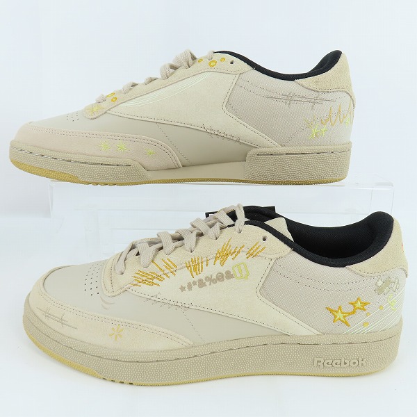 実際に弊社で買取させて頂いた【未使用】REEBOK/リーボック Looney Tunes/ルーニーチューン Club C 85 スニーカー GY4779 /28の画像 3枚目