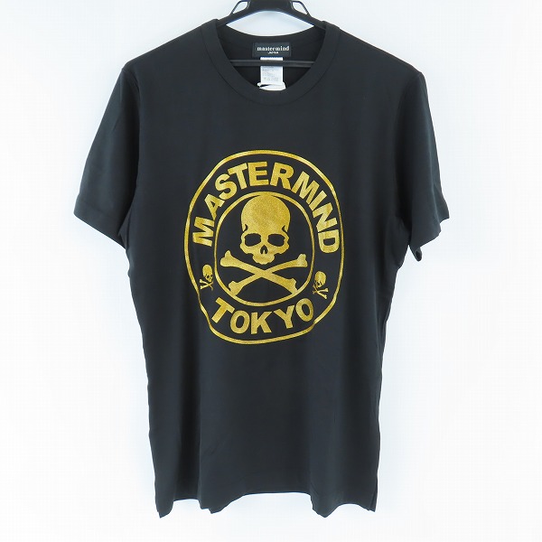 実際に弊社で買取させて頂いた【未使用】mastermind JAPAN/マスターマインド ジャパン 金ラメスカルプリントS/STee 半袖Tシャツ MMD2-TS01/L