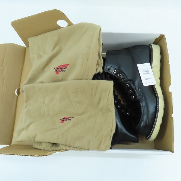 実際に弊社で買取させて頂いたRED WING/レッドウイング FREAK'S STORE/フリークスストア 別注 ガラスレザー アイリッシュセッターブーツ 8848/10の画像 8枚目