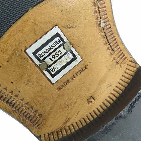 実際に弊社で買取させて頂いたBelstaff/ベルスタッフロードマスター ライダーブーツ /41の画像 5枚目