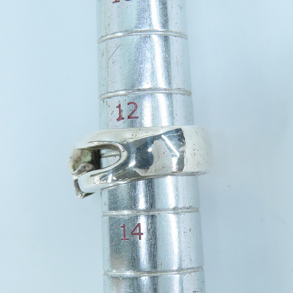 実際に弊社で買取させて頂いたTHIRTEEN DESIGNS/サーティーンデザインズ スカル リング KR-11/13号の画像 8枚目