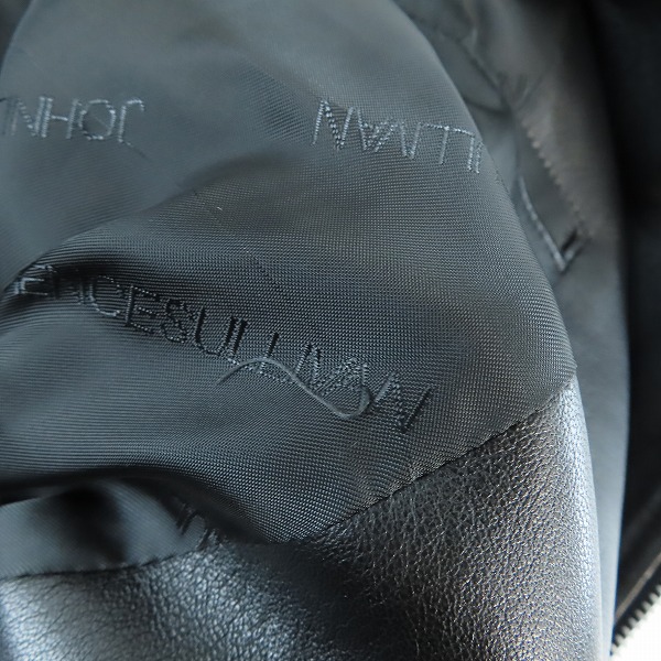 実際に弊社で買取させて頂いたJOHN LAWRENCE SULLIVAN/ジョンローレンスサリバン レザーライダースジャケット JLS-04-01/36の画像 4枚目