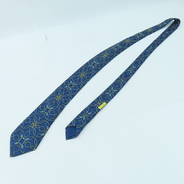 実際に弊社で買取させて頂いたHERMES/エルメス シルクネクタイ 総柄の画像 3枚目