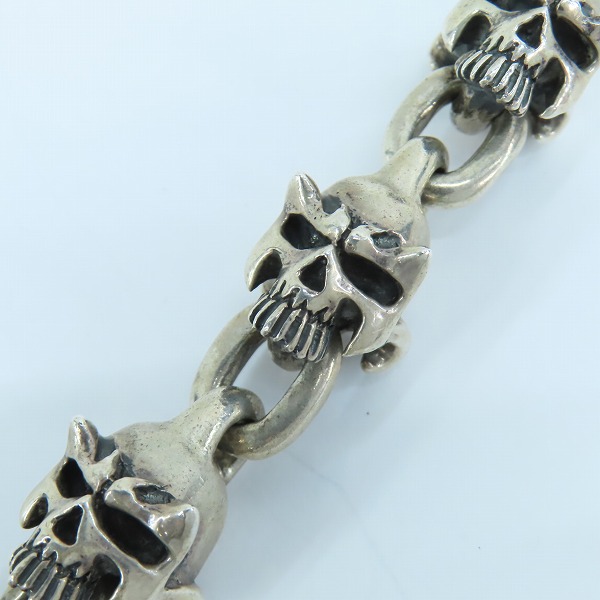 実際に弊社で買取させて頂いたTHIRTEEN DESIGNS/サーティーンデザインズ ホラースカル 15リンク ウォレットチェーンの画像 1枚目