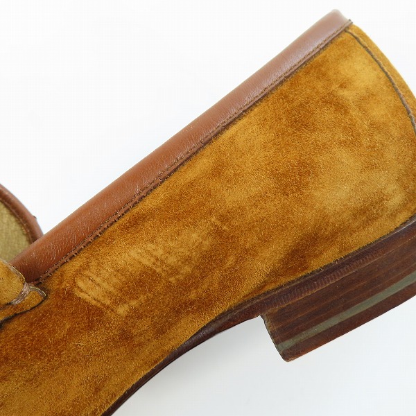 実際に弊社で買取させて頂いたGUCCI/グッチ ローファー スエード 110 0172/42の画像 6枚目